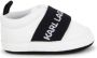 Karl Lagerfeld Kids intarsia-knit logo slippers White - Thumbnail 2