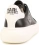 Karl Lagerfeld Kids logo-print lace-up leather sneakers Black - Thumbnail 3