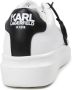 Karl Lagerfeld Kids logo-print leather sneakers White - Thumbnail 3