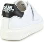 Karl Lagerfeld Kids touch-strap low-top sneakers White - Thumbnail 3
