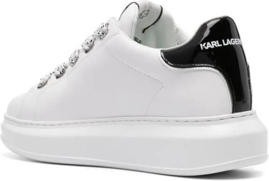 Karl Lagerfeld K Ikonic Kapri leather sneakers White