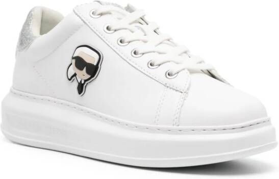 Karl Lagerfeld K Ikonik Kapri leather sneakers White