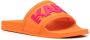 Karl Lagerfeld Kondo logo-embossed slides Orange - Thumbnail 2