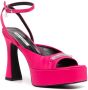 Karl Lagerfeld Lazula 120mm logo-engraved sandals Pink - Thumbnail 2