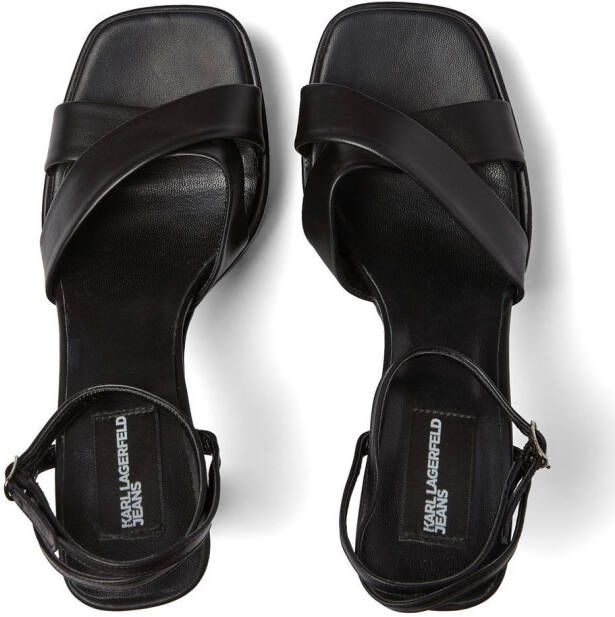 Karl Lagerfeld Jeans Lazula Klj ankle-strap sandals Black