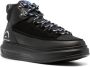 Karl Lagerfeld leather high-top sneakers Black - Thumbnail 2