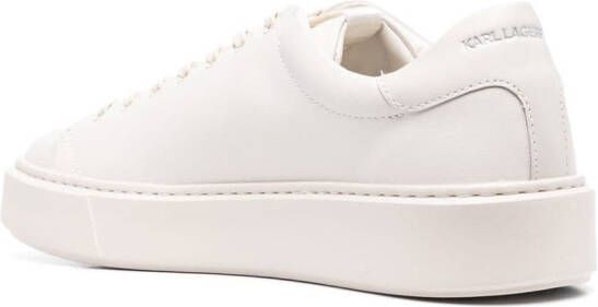 Karl Lagerfeld leather low-top sneakers White