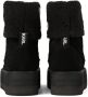 Karl Lagerfeld logo-embroidered leather boots Black - Thumbnail 3