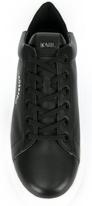 Karl Lagerfeld logo low-top sneakers Black
