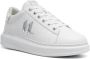 Karl Lagerfeld logo-patch leather sneakers White - Thumbnail 2