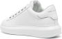 Karl Lagerfeld logo-patch leather sneakers White - Thumbnail 3