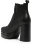 Karl Lagerfeld logo-print 110mm platform boots Black - Thumbnail 3