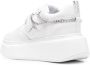 Karl Lagerfeld logo-print chain-link detailed sneakers White - Thumbnail 3