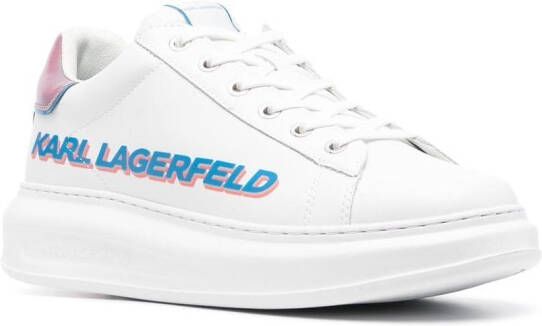 Karl Lagerfeld logo-print chunky sneakers White