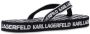 Karl Lagerfeld logo-print flat flip flops Black - Thumbnail 3