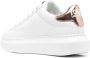 Karl Lagerfeld logo-print leather sneakers White - Thumbnail 3