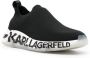 Karl Lagerfeld logo-print low-top sneakers Black - Thumbnail 2