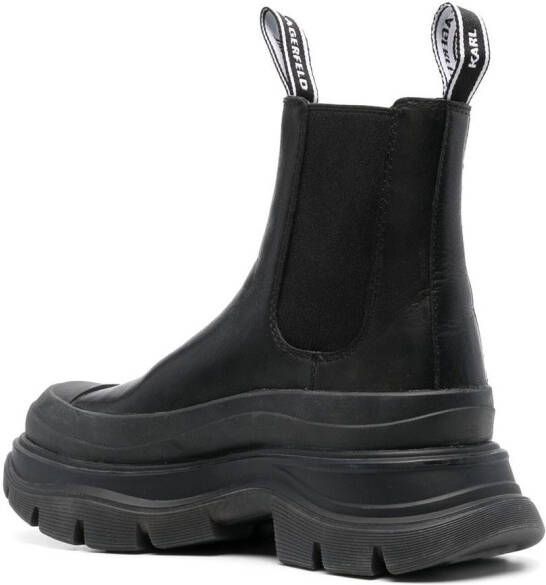 Karl Lagerfeld Luna Maison Karl boots Black