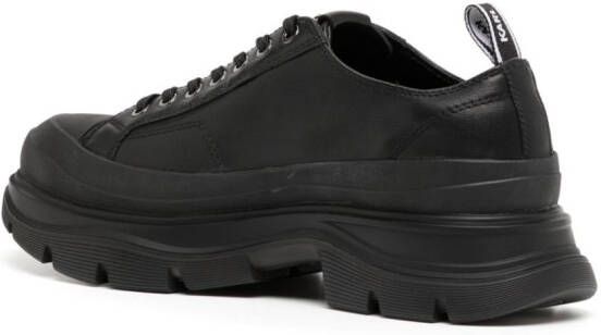 Karl Lagerfeld Lunar low-top leather sneakers Black