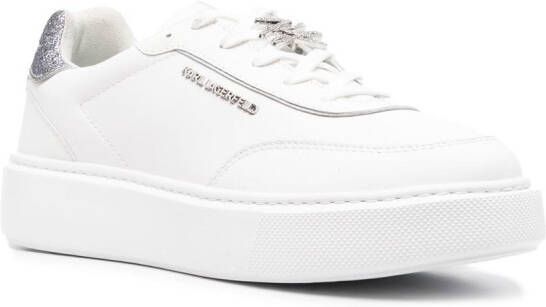 Karl Lagerfeld Maxi Kup monogram sneakers White