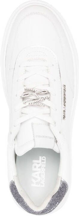 Karl Lagerfeld Maxi Kup monogram sneakers White