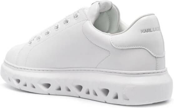 Karl Lagerfeld NFT Kapri leather sneakers White