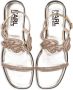 Karl Lagerfeld Olympia crystal-embellished sandals Gold - Thumbnail 5