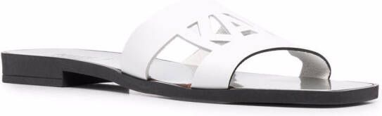 Karl Lagerfeld Skoot II Karl Kut-Out sandals White