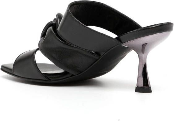 Karl Lagerfeld Panache 80mm knot-detailing sandals Black