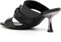 Karl Lagerfeld Panache 80mm knot-detailing sandals Black - Thumbnail 3
