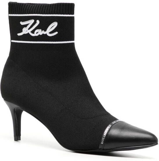 Karl Lagerfeld Pandara 60mm ankle boot Black