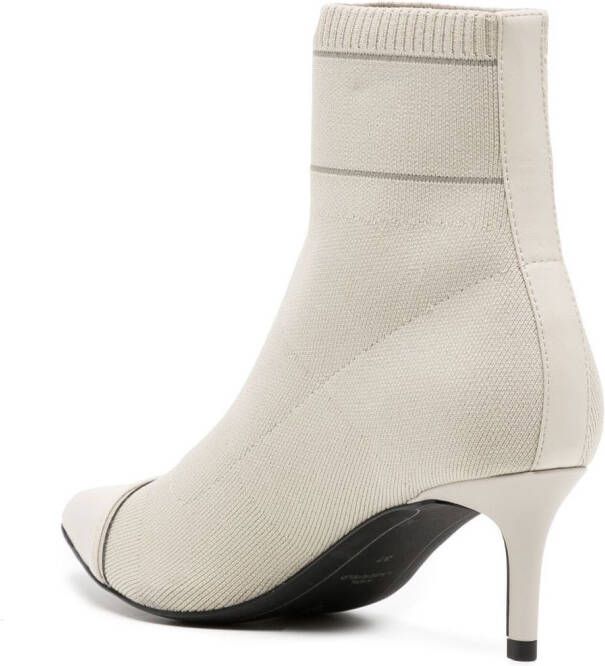 Karl Lagerfeld Pandara pointed-toe ankle boots Neutrals