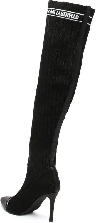 Karl Lagerfeld Pandora knee-high boots Black