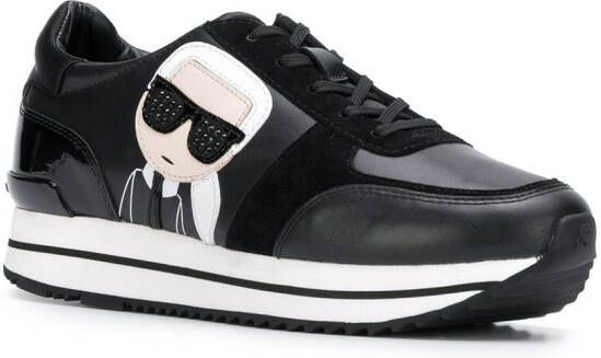 Karl Lagerfeld platform sneakers Black