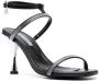 Karl Lagerfeld rhinestone-embellished leather sandals Black - Thumbnail 2