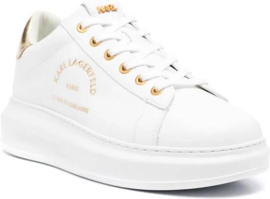 Karl Lagerfeld Rue St-Guillaume leather sneakers White