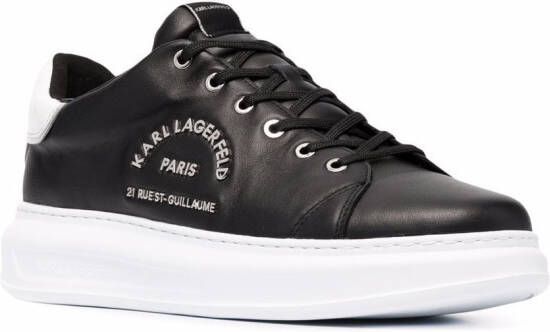 Karl Lagerfeld Rue St Guillaume low-top lace-up sneakers Black