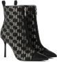 Karl Lagerfeld Sarabande 90mm monogram-pattern boots Black - Thumbnail 2