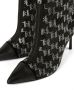 Karl Lagerfeld Sarabande 90mm monogram-pattern boots Black - Thumbnail 5