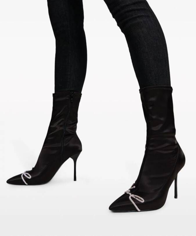 Karl Lagerfeld Sarabande Signia 90mm boots Black