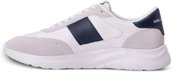 Karl Lagerfeld Serger leather sneakers White