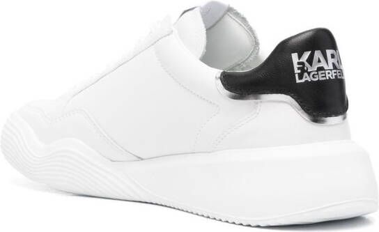 Karl Lagerfeld side logo-patch detail sneakers White