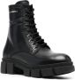 Karl Lagerfeld side logo-print combat boots Black - Thumbnail 2