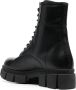 Karl Lagerfeld side logo-print combat boots Black - Thumbnail 3