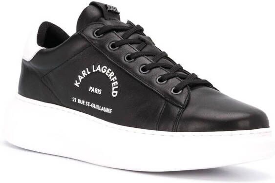 Karl Lagerfeld side logo sneakers Black