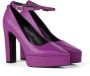 Karl Lagerfeld Soiree 130mm leather pumps Purple - Thumbnail 2