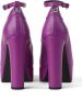 Karl Lagerfeld Soiree 130mm leather pumps Purple - Thumbnail 3