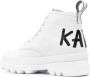Karl Lagerfeld Trekka II hiker ankle boots White - Thumbnail 3