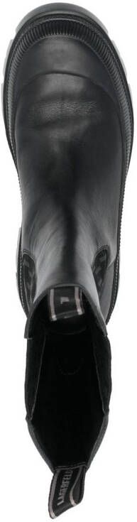 Karl Lagerfeld Trekka monogram chelsea boots Black