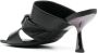 Karl Lagerfeld triple-strap 80mm leather mules Black - Thumbnail 3